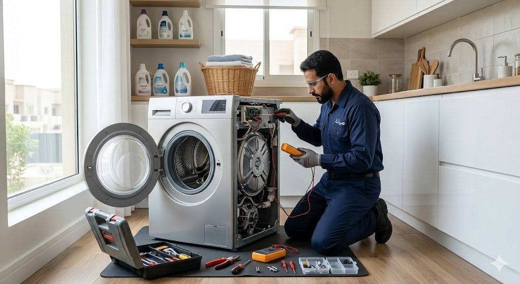خدمة صيانة غسالات بالرياض بالمنزل بدون نقل